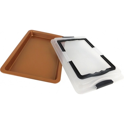 PROHOME Plech s víkem Gold 42x29x4cm