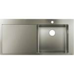 Hansgrohe Кухненска мивка Hansgrohe S71 от неръждаема стомана 104.5x51 см (43306800) Мивка за вграждане