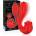 Mia Selena Stimulator Vibrating Tapping Red
