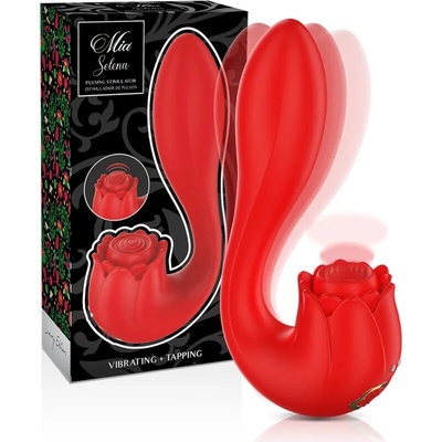 Mia Selena Stimulator Vibrating Tapping Red