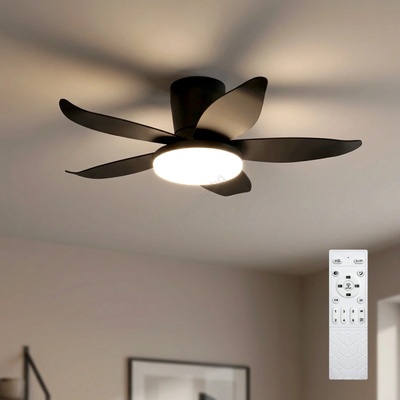 Brilagi - LED димируем таванен вентилатор LED/32W/230V Ø 95 см черен + дистанционно управление (BG3997)