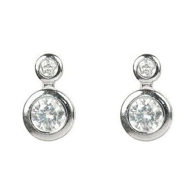 INFINITYSILVER Stříbrné náušnice se zirkony AUDE 436813