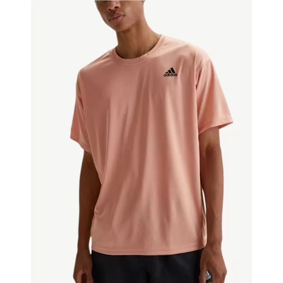 Adidas Yoga Sports Round Neck Short Sleeve Tee Pink
