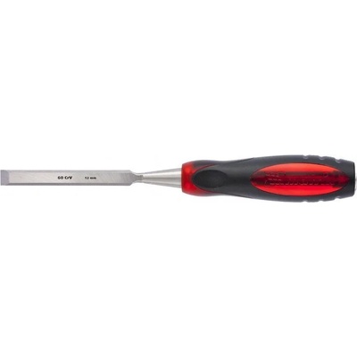 MTX Длето " Тигрово око" , 12 mm, плоско, двукомпонентна гумирана дръжка MTX