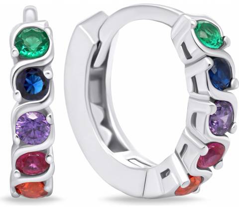 Brilio Silver EA672WRBW