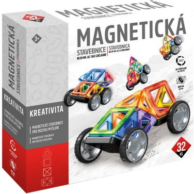 Alltoys magnetická stavebnica 32 ks
