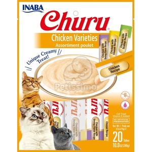 Inaba Foods Cat Churu пюре - пиле микс 20 бр 20 x 14 г