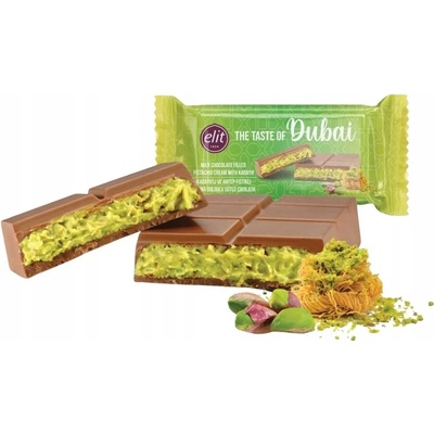 Elit Dubai Pistachio Milk Chocolate 90 g