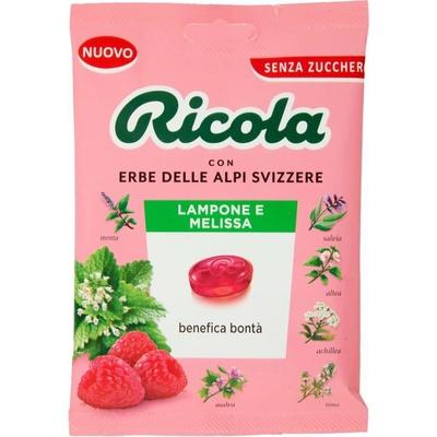 Ricola Malinové a medovkové cukríky bez cukru 70 g