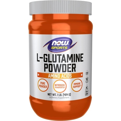 NOW NOW L-Glutamine Powder, 454 Grams