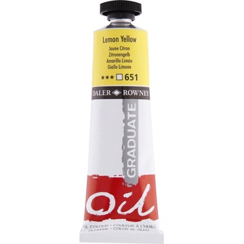 Daler Rowney Graduate Маслена боя Lemon Yellow 38 ml 1 бр (117038651)