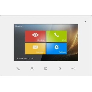 GVS Вътрешно домофонно тяло с 7 tft lcd дисплей, t-is01-w (t-is01-w)