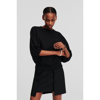 Karl Lagerfeld Voluminous Fashion Sweatshirt Black