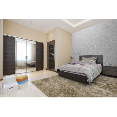 DIMEX ART Самозалепваща се флизелинова фототапета текстура от алуминиев метал 375 x 250 см