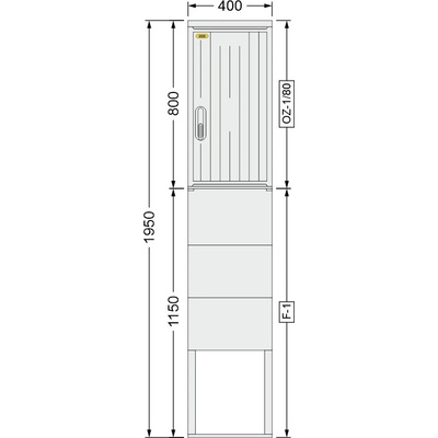 SFOS 400x1950x245mm OZ-1/80 + F-1