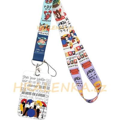 Šňůrka na krk 24206 s cedulkou Friends, Přátelé