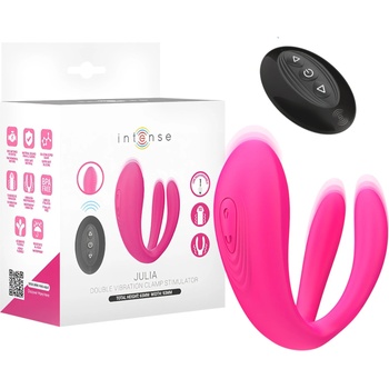 Intense Интензивна Джулия - g-точка и клиторен стимулатор вибратор (розов)
