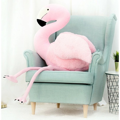Dear Bear Plyšový plameniak Flamingo 155 cm - ružový