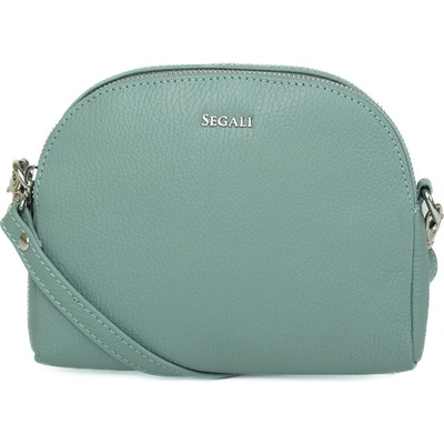 Segali dámska kožená crossbody kabelka 12 sage