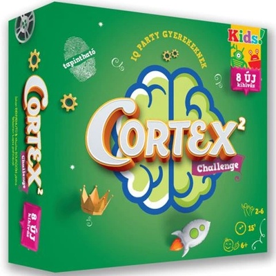 Asmodee Cortex Kids Challenge 2 - IQ парти игра, 2-6 играчи (CMC10005)