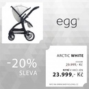 BabyStyle Egg / Gun Metal rám Arctic White 2016