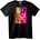 NOONEBRAND Тениска аниме надникваща момиче - XL, Black