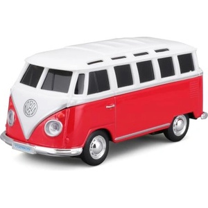 Maisto RC - DIE-CAST METAL със светлини, Volkswagen Van Samba, 1: 41, 2, 4 GHz, USB, XTR, Blu (82651-23008)