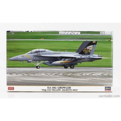 Hasegawa Boeing Ea-18g Growler Vaq-138 Yellow Jackets Military Airplane 2022 1:72
