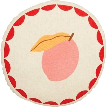 MICA ДЕКОРАТИВНА ВЪЗГЛАВНИЦА plum h10хd40см КРЪГЛА (1177175)