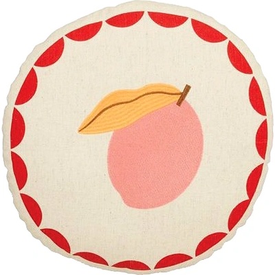 MICA ДЕКОРАТИВНА ВЪЗГЛАВНИЦА plum h10хd40см КРЪГЛА (1177175)