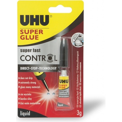 UHU Super Glue sekundové lepidlo 3g