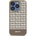 DKNY Кейс DKNY Leather Printed Pattern Metal Logo MagSafe за iPhone 15/14/13, кафяв (3666339262075)
