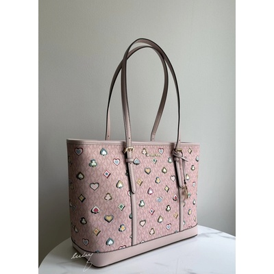 Michael Kors Jet se travel large tz shoulder tote světle růžová