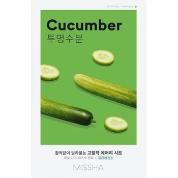 Image 1 of MISSHA Airy Fit Sheet Mask Cucumber - Текстилна маска за лице с екстракт от краставица 19гр