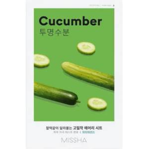 MISSHA Airy Fit Sheet Mask Cucumber - Текстилна маска за лице с екстракт от краставица 19гр