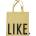 Design Letters Чанта за пазаруване Favourite Like (10502001YELLOWLIKE)