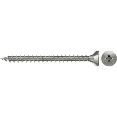 Fischer 657166 skrutka zo zápustnou hlavou 4 mm 30 mm krížová dražka Pozidriv glavanizované zinkom 300 ks