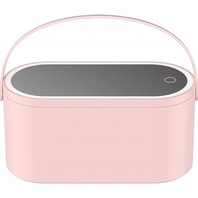 Verk 24342 Kozmetický organizér so zrkadlom USB LED ružový