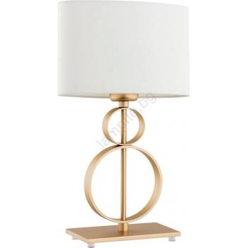 Image 1 of Argon 8310 - Настолна лампа PERSEO 1xE27/15W/230V 42 см кремав/златист (AR8310)