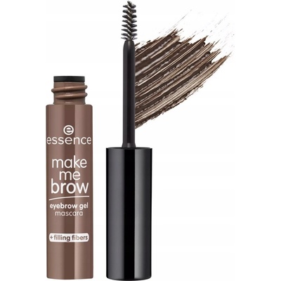 Essence Make Me Brow Eyebrow Gel gelová riasenka na obočí 02 Browny Brows 3,8 ml