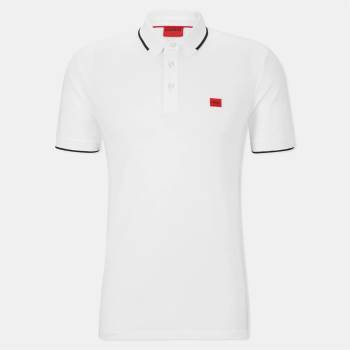Hugo Блуза с яка Hugo Men's Short-Sleeve Polo Shirt - Open White