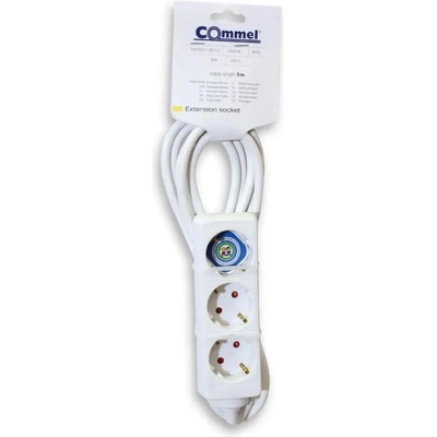 Commel РАЗКЛОНИТЕЛ 3 ГНЕЗДА 3М БЯЛ commel (3859888558021)