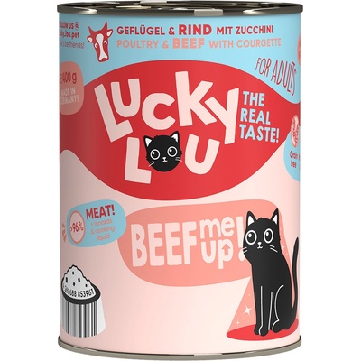 Lucky Lou Adult drůbeží a hovězí 6 x 400 g