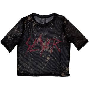 Slayer Scratchy Logo (Mesh) Black L Дамски Риза (SLAYMCT91LB03)