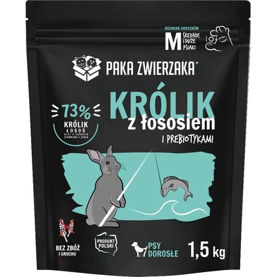 Paka Zwierzaka Кутия с храна за домашни любимци - Seventh Heaven - Заек със сьомга 1, 5 кг