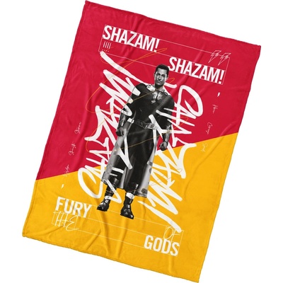 Carbotex Mikroplyš deka Shazam Hněv bohů 150x200