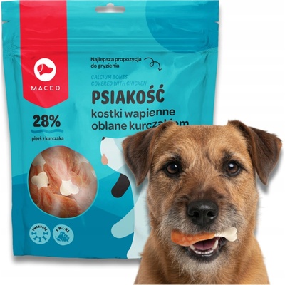 Maced pochúťka pre psa kocky s vápnikom kuracia palička malé stehno 500 g