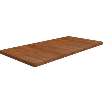 vidaXL Плот за баня тъмнокафяв 100x50x2, 5 см обработено масивно дърво (343053)