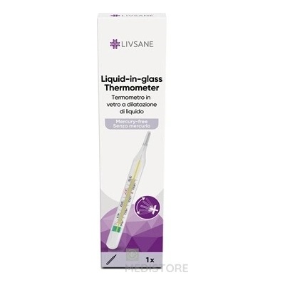 PXG Pharma GmbH Livsane Sklenený teplomer