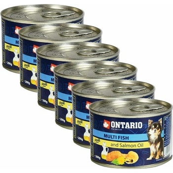 Ontario Multi Fish and Salmon Oil 6 x 200 g